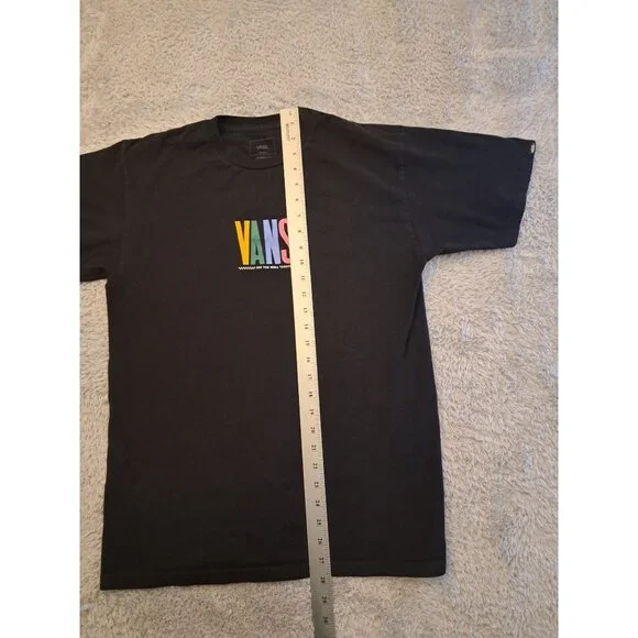 Vans Off The Wall Black Medium Graphic Tee - Picture 6 of 8